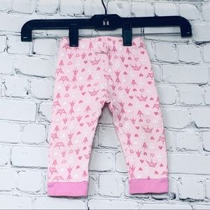 Baby Girl Princess Pink Pants 6-9 months